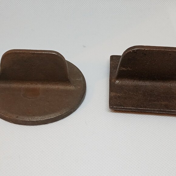 Vintage Antique Pair Ateco Cookie Press Pie Mold Cast Iron Baking Tools - Picture 13 of 14